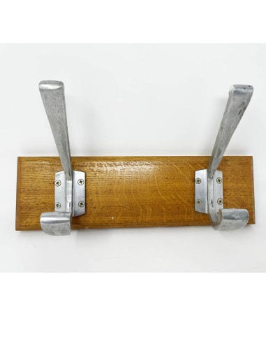 patère ancienne bois et métal école