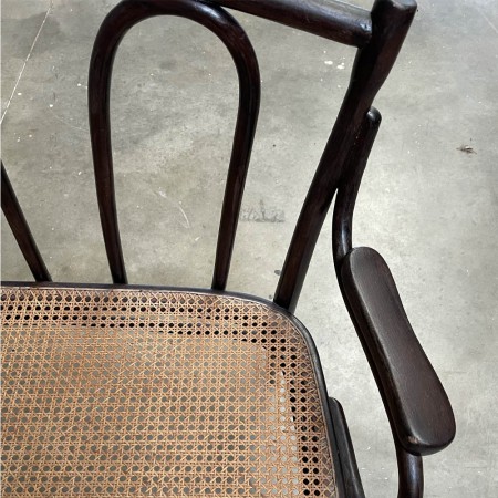 banquette thonet cannage