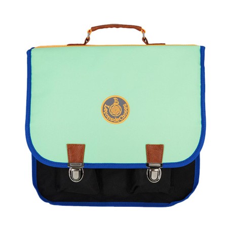 cartable-lecons-de-choses-bleu-roi-vert-cp-ce1 bande arc en ciel | Leçons de choses