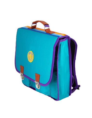 cartable-lecons-de-choses-bleu-roi-vert-cp-ce1 bande arc en ciel | Leçons de choses