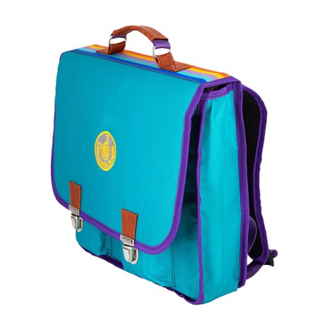 cartable-lecons-de-choses-bleu-roi-vert-cp-ce1 bande arc en ciel | Leçons de choses