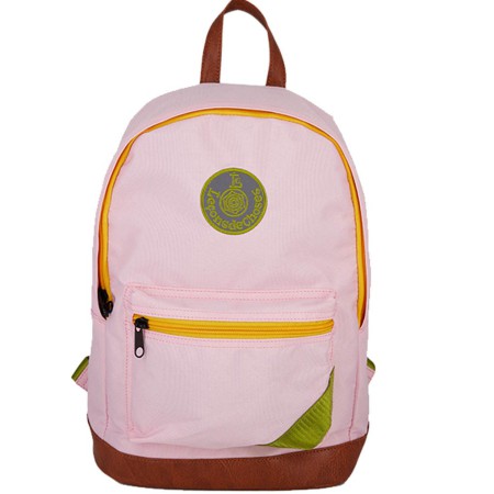 sac à dos rose et vert curry bande arc en ciel leçons de choses