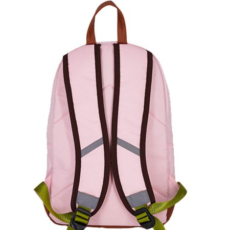 sac à dos rose et vert curry bande arc en ciel leçons de choses