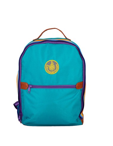Sac retro bande arc en ciel vert maternelle ou sport leçons de choses