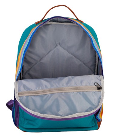 sac à dos bleu roi et vert enfant
