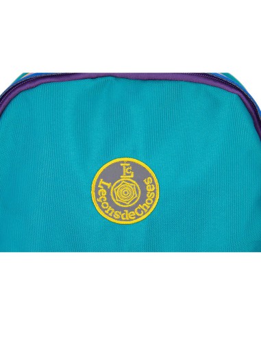 sac à dos bleu roi et vert enfant