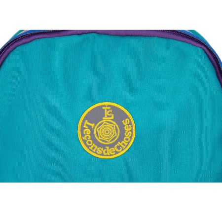 sac à dos bleu roi et vert enfant