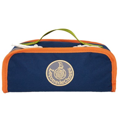 trousse boite marine orange ados