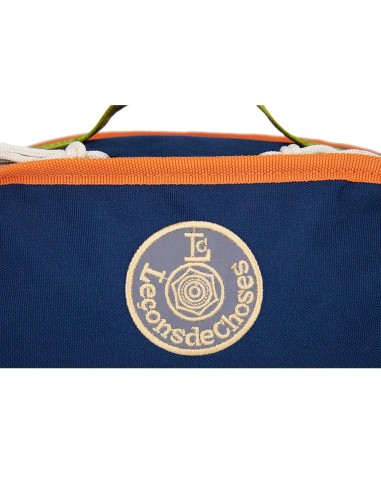 trousse boite marine orange ados