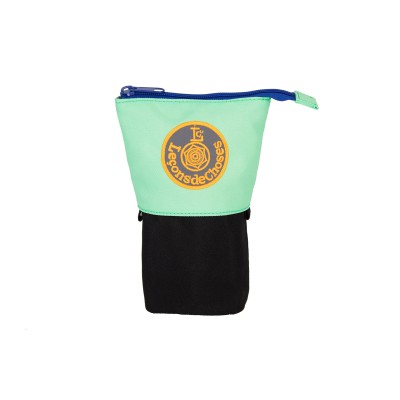 trousse porte crayon vert d'eau