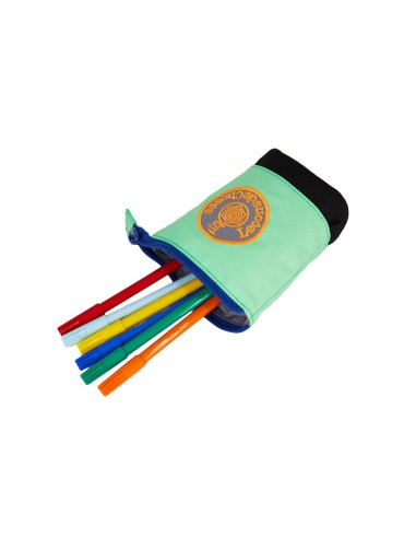 trousse porte crayon vert d'eau