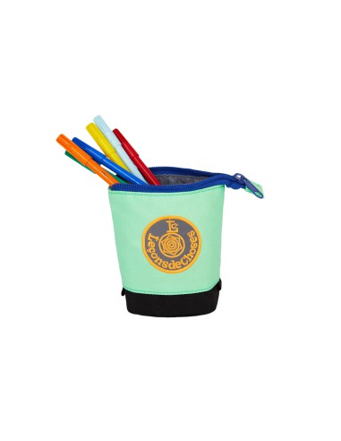trousse porte crayon vert d'eau