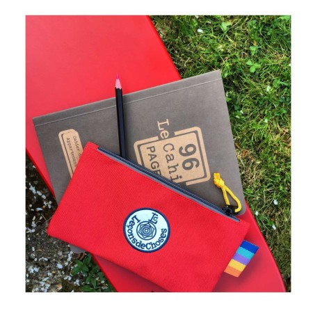 trousse plate rouge bleu Leçons de choses