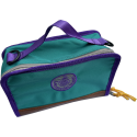 LUNCH BOX VINTAGE VERT ET VIOLET