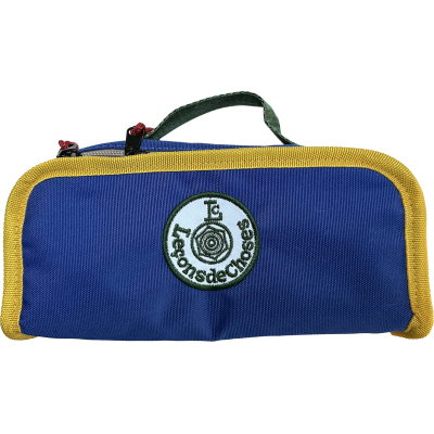 trousse boite bleu et jaune ados