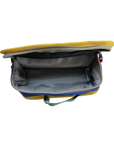 trousse boite bleu et jaune ados