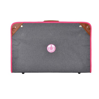 Valise ,voyage et rangement Leçons de Choses gris/rose