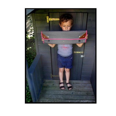 Valise ,voyage et rangement Leçons de Choses gris/rose 2
