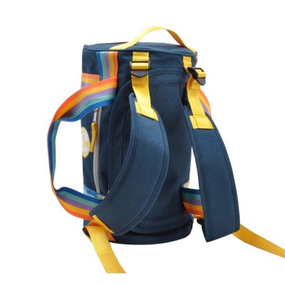 Sac à dos retro sport marine bande  arc en ciel 2