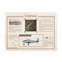 POSTER AVION VINTAGE