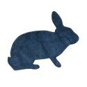 TAPIS LAPIN BLEU