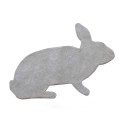 TAPIS LAPIN TAUPE