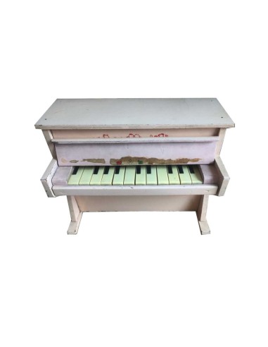 PIANO JOUET ANCIEN ROSE