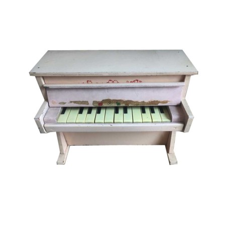PIANO JOUET ANCIEN ROSE