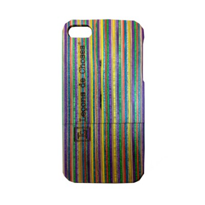 CASE I PHONE 5 OU 6 EN BOIS DE SKATE BOARD  ROSE