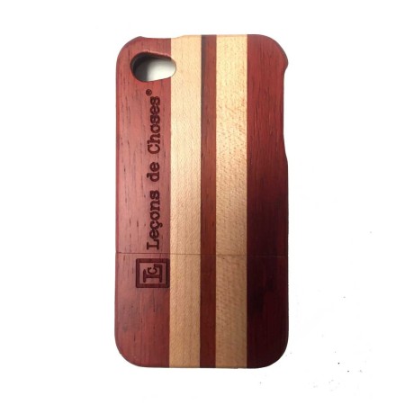 CASE I PHONE 5 OU 6 EN BOIS DE SKATE BOARD  ROSE
