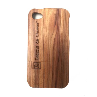 CASE I PHONE 5 OU 6 EN BOIS DE SKATE BOARD  ROSE