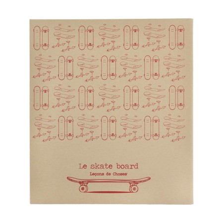 CAHIER VINTAGE ROUGE GRAND FORMAT
