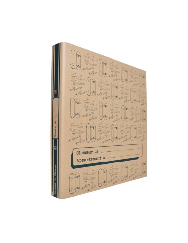 CAHIER VINTAGE ROUGE GRAND FORMAT