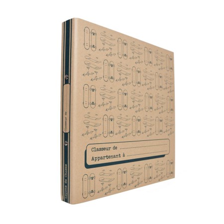 CAHIER VINTAGE ROUGE GRAND FORMAT
