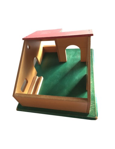 Chaise enfant écolier piétement compas année 1950