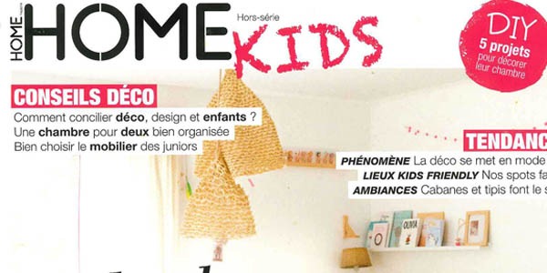 Leçons de choses dans le magazine HOME KIDS