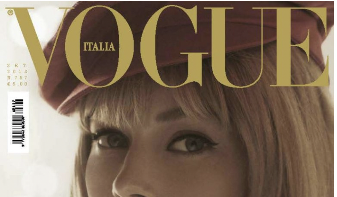 Leçons de choses dans le magazine Vogue Italia